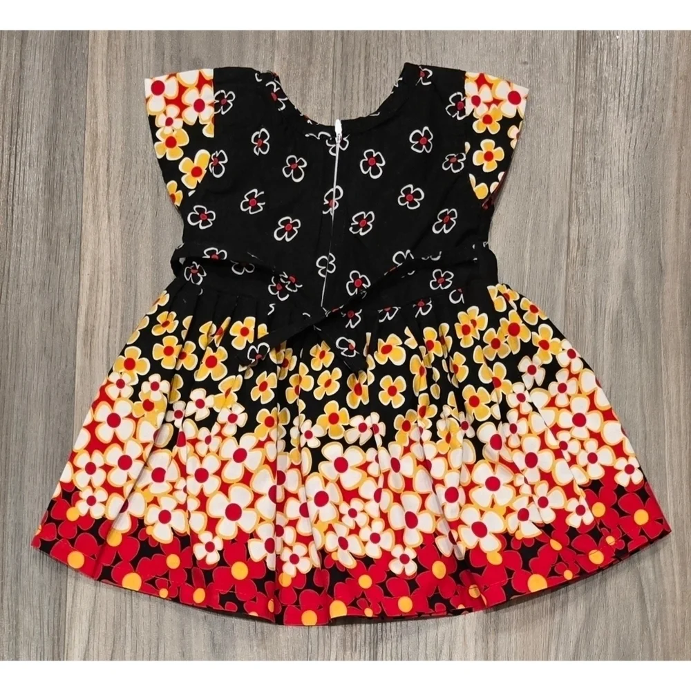 B.LAL Frocks Floral Tiered Dress Size 18 months